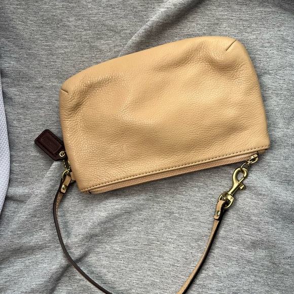 Coach Tan Leather Wristlet - Picture 4 of 4